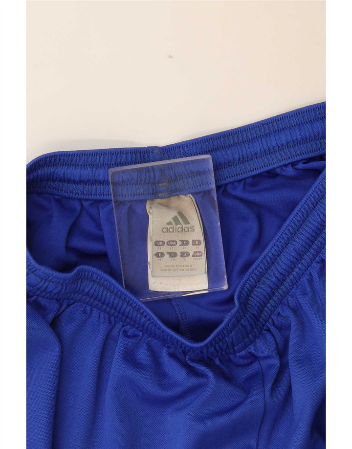 Adidas Short de sport Climalite Homme Bleu Moyen Rayé Polyester