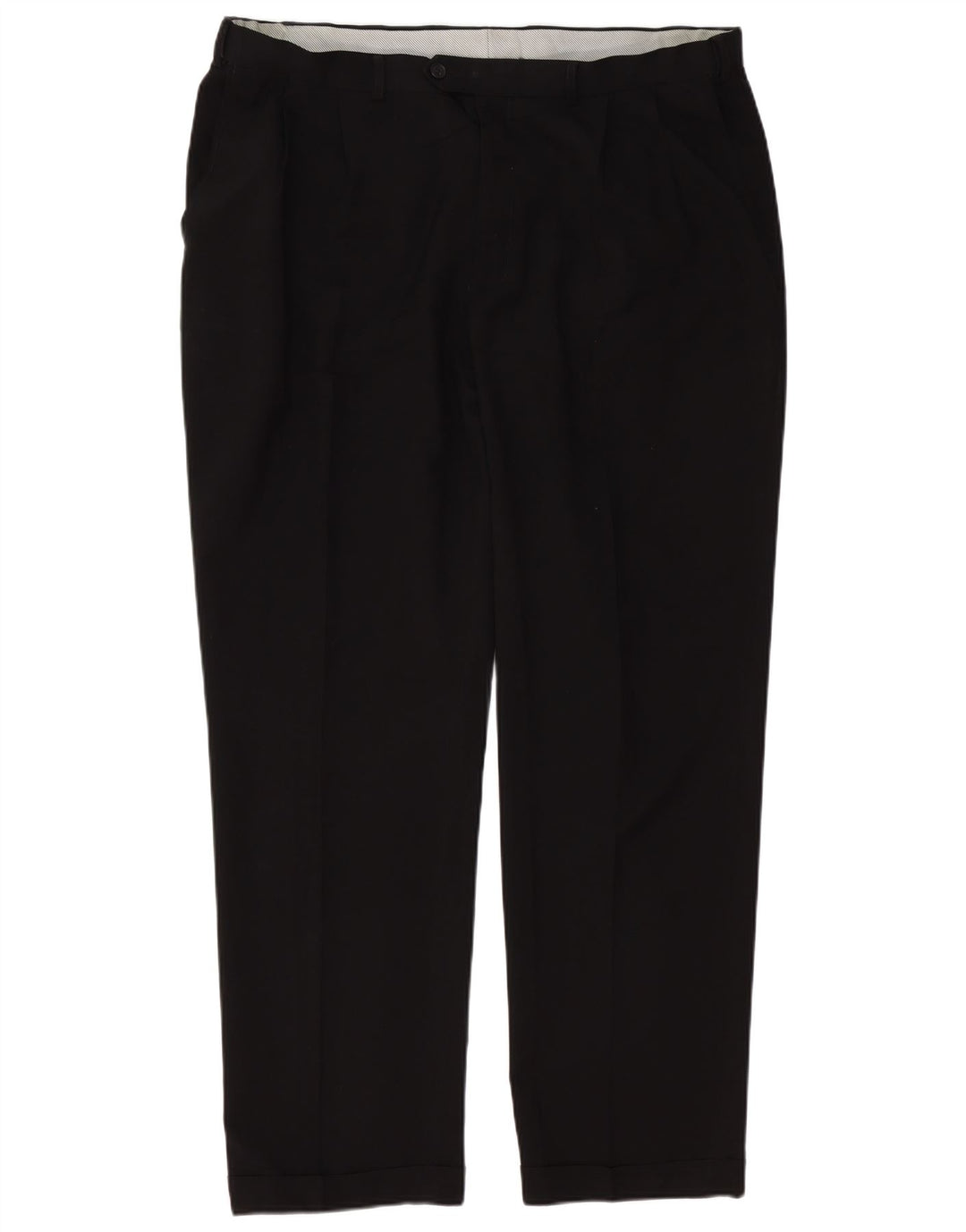 Marks & Spencer Pantalon de costume pour homme W40 L33 Noir Polyester