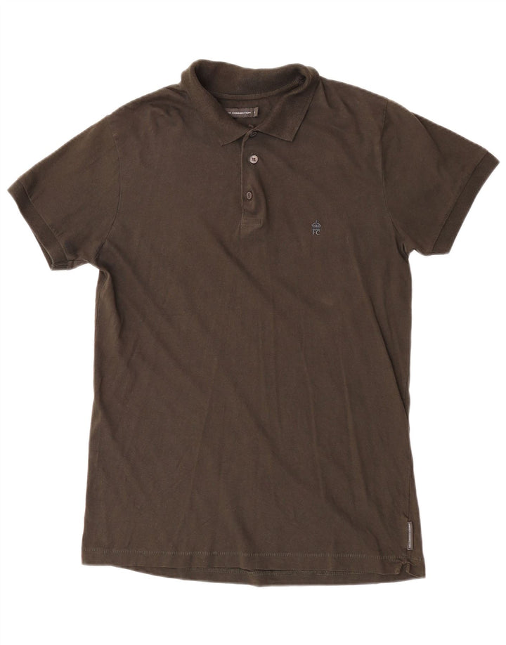French Connection Polo Homme Kaki Moyen