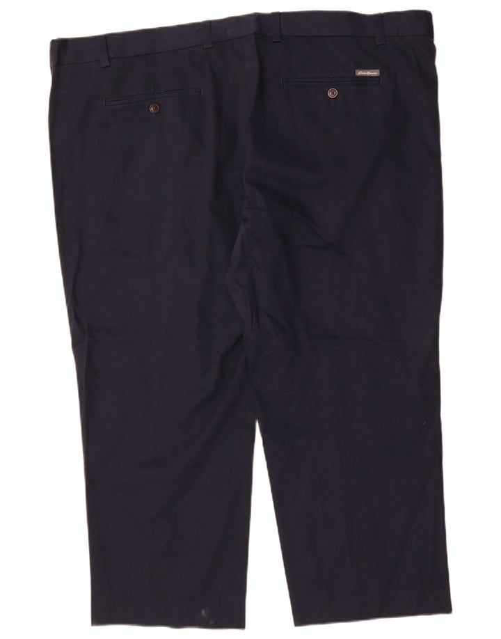 EDDIE BAUER Pantalon Court Homme W44 L26 Bleu Marine Coton
