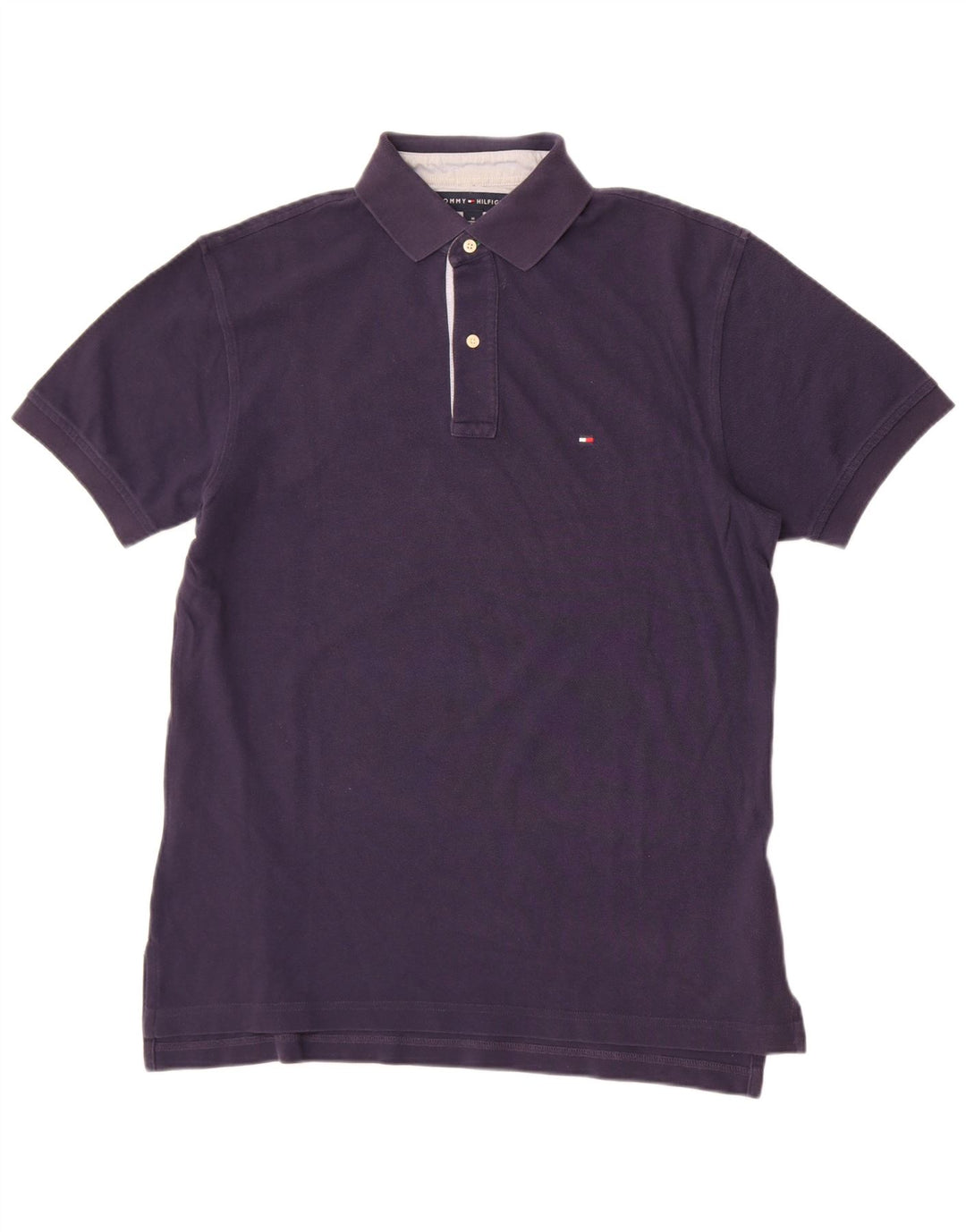 Tommy Hilfiger Polo Homme Bleu Marine Moyen Coton