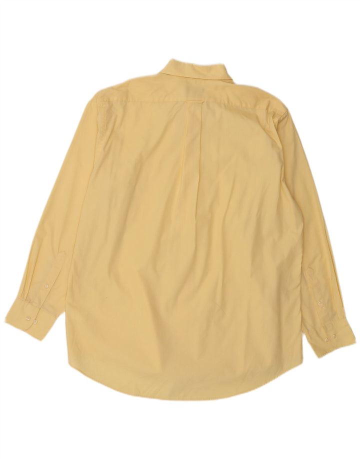 IZOD Chemise Homme Taille 17 XL Jaune Coton