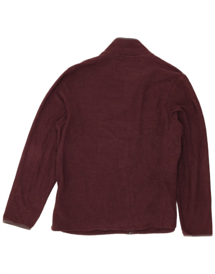 Marks & Spencer Veste polaire standard pour homme UK 40 Large Bordeaux Polyester
