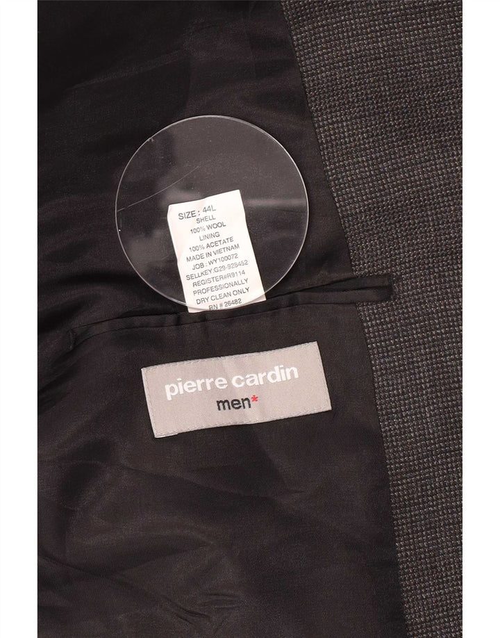 Pierre Cardin Veste Blazer 1 Bouton Homme IT 44 Laine Gris Moyen