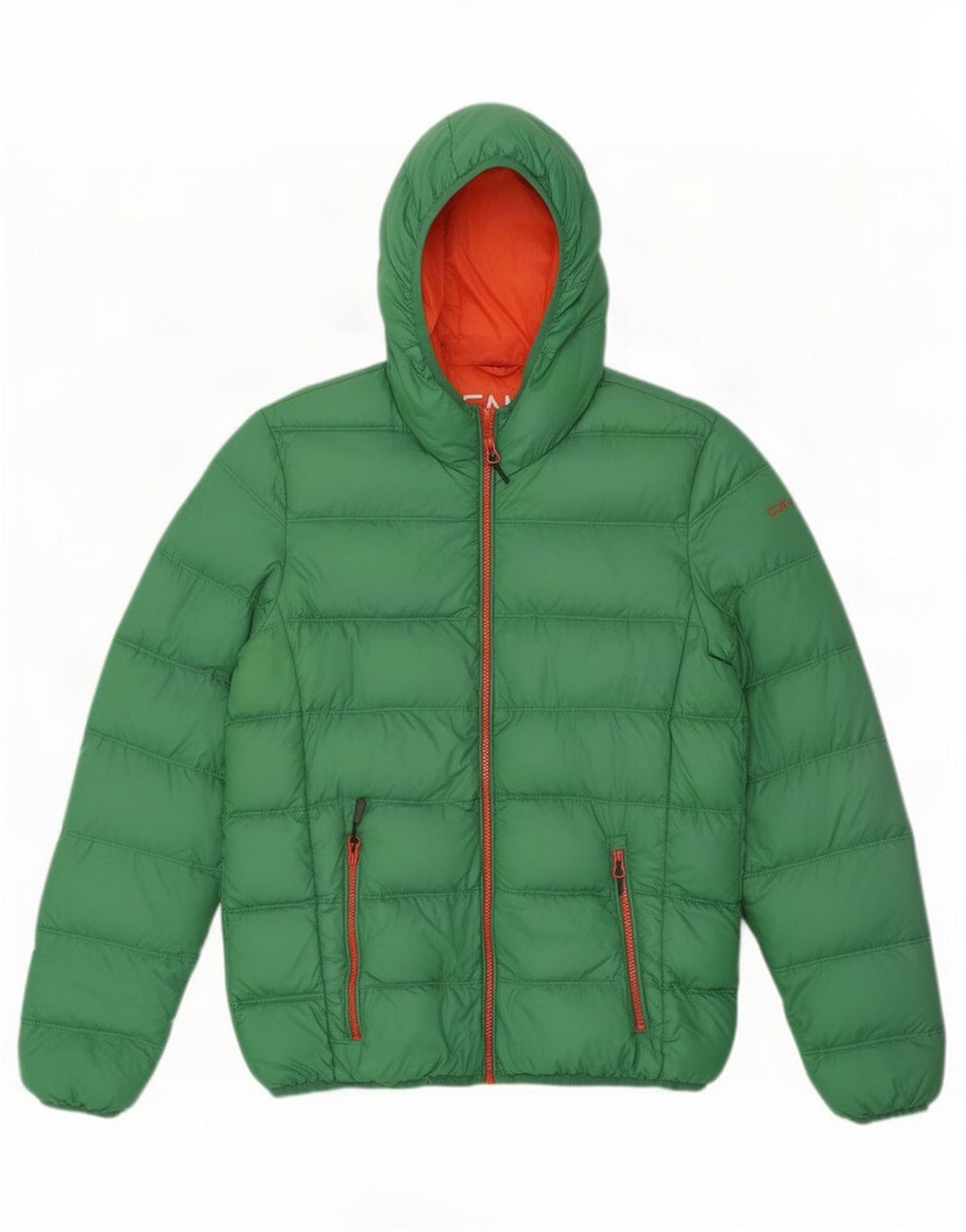 CMP Veste matelassée à capuche pour femme IT 46 Large Vert Nylon