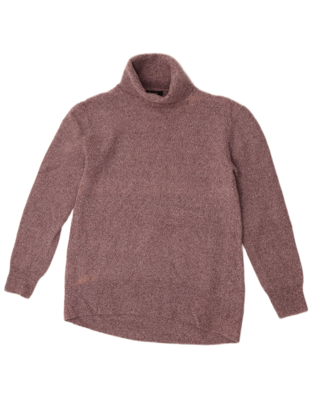 Massimo Dutti Pull col roulé pour femme UK 8 Petite laine grise