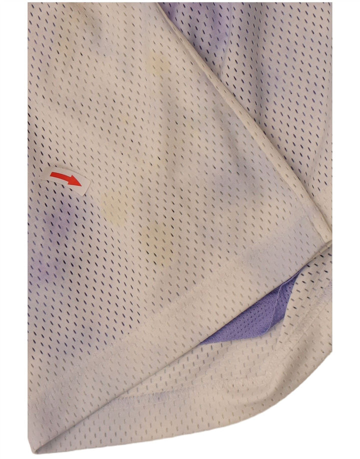 Nike Short de sport pour femme UK 20 2XL Blanc Tie Dye Polyester