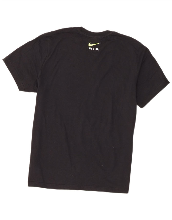 Nike T-shirt graphique pour homme en coton noir Taille L