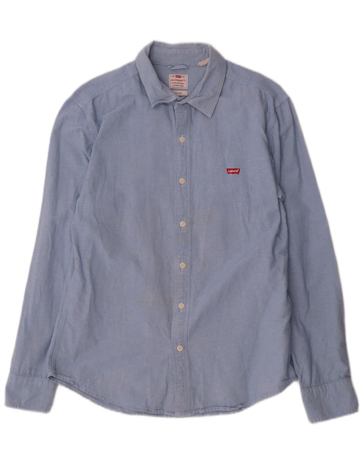 Levi's Chemise Slim Fit Homme Bleu Moyen Coton