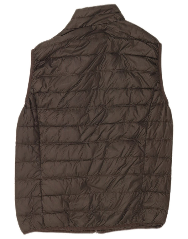 Emporio Armani Gilet rembourré pour homme UK 40 Large Vert Polyamide