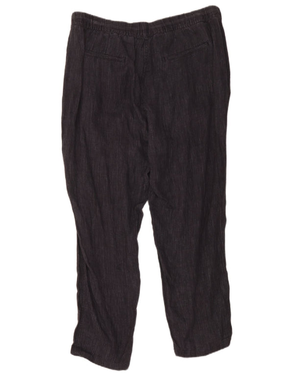 Marks & Spencer Pantalon chino droit pour femme UK 16 Large W34 L26 Gris