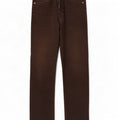 Gas Jean droit homme W30 L32 marron coton