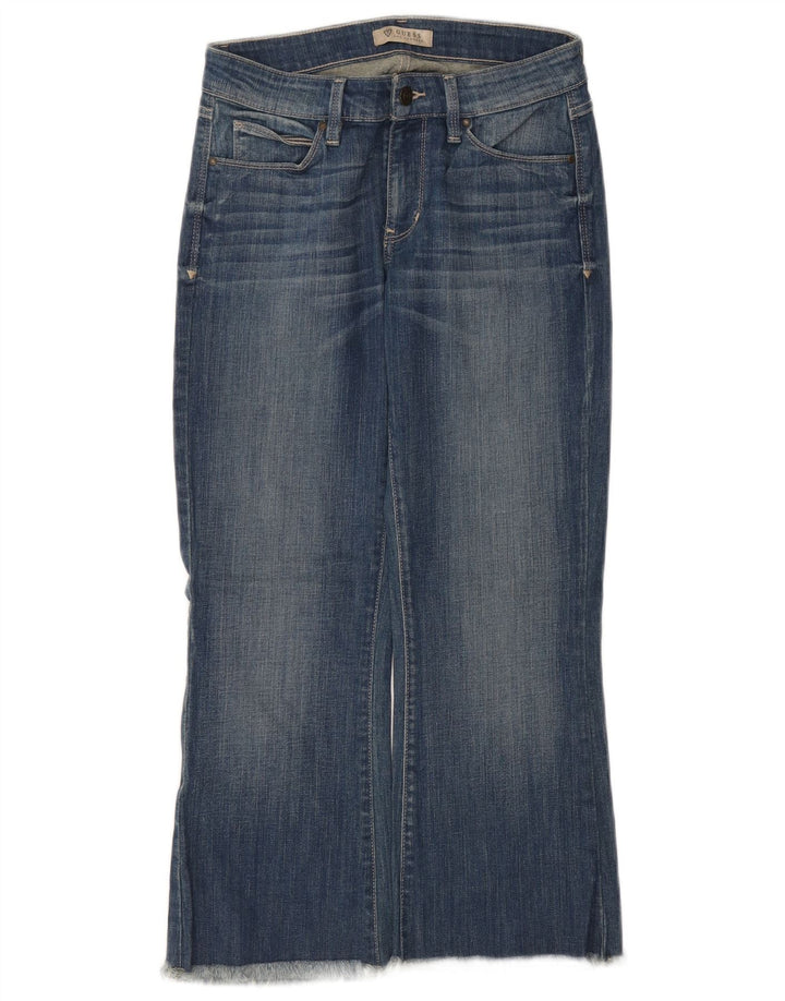 Guess Jean Court Femme W28 L24 Bleu Coton