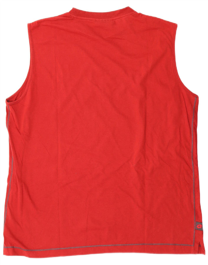 Lotto Débardeur Homme 2XL Rouge Coton