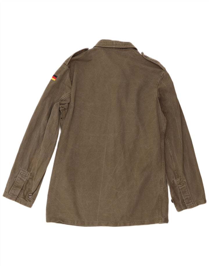 veste militaire en denim vintage pour hommes UK 38 armée kaki moyenne