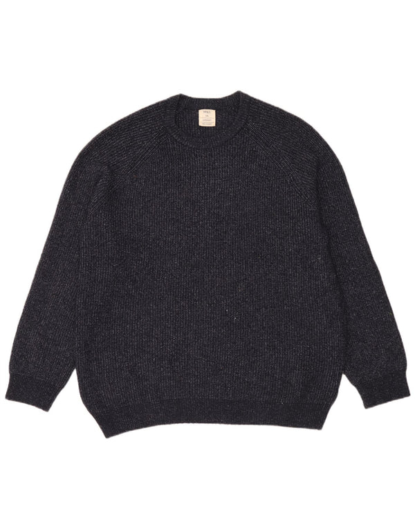 Marks & Spencer Pull à col rond pour homme 2XL Bleu marine Polyamide