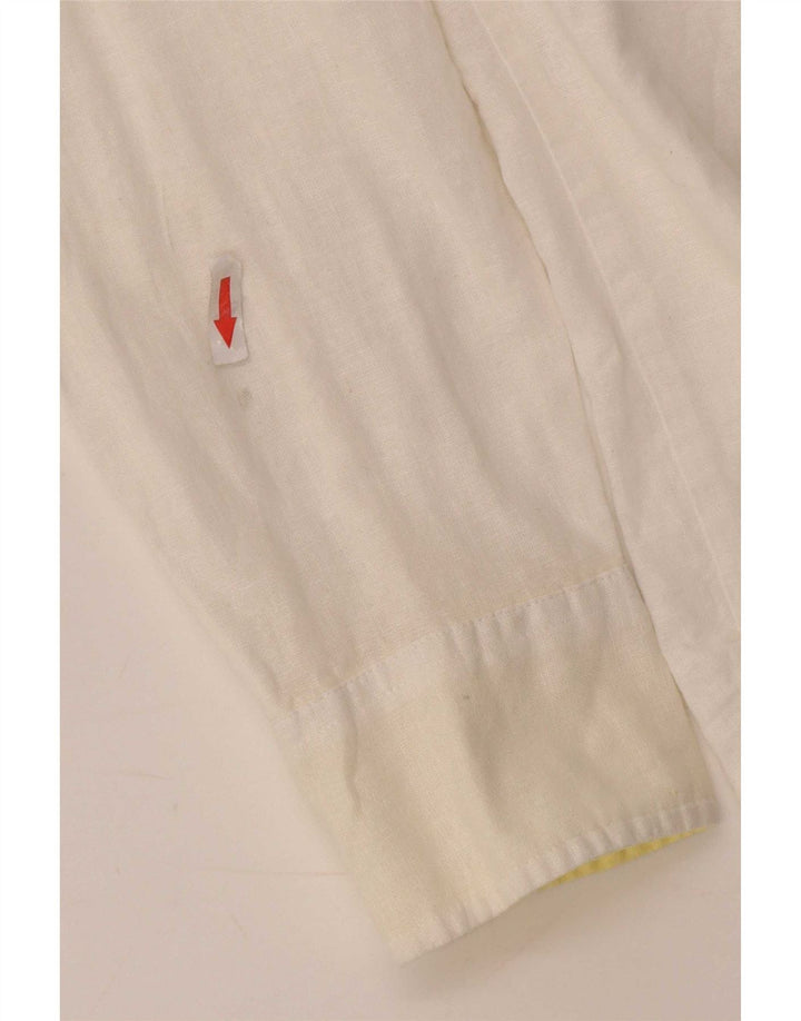 Pierre Cardin Chemise Homme Grand Lin Blanc