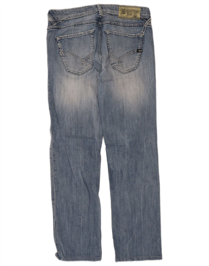 Gas Jean droit femme W29 L34 bleu coton
