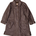 Manteau en cuir femme Dibi IT 48 XL cuir marron