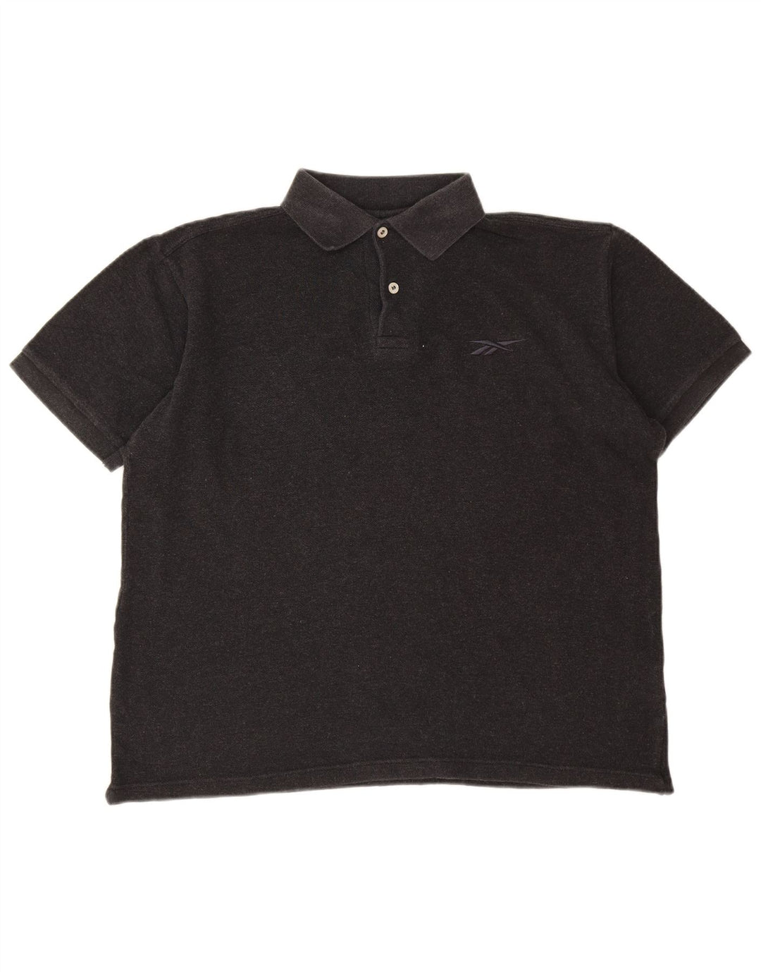 Reebok Polo Homme Large Gris Coton