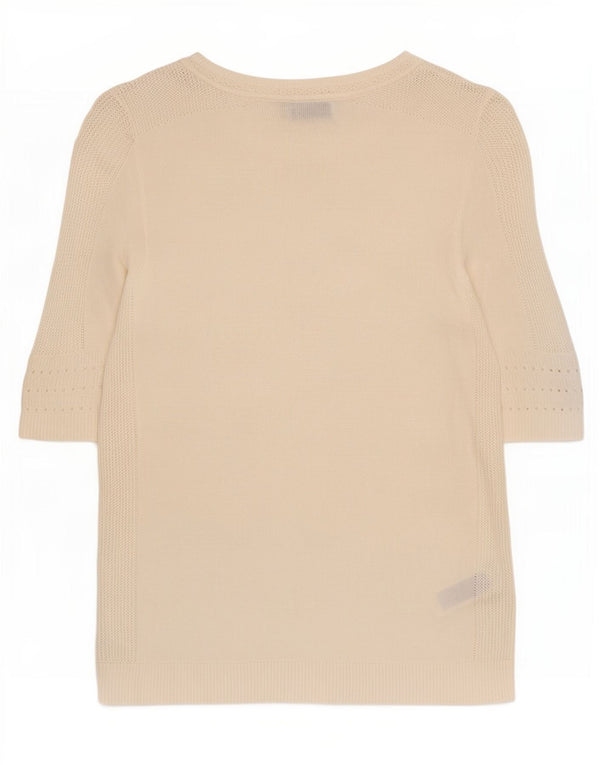 Marks & Spencer Pull col bateau pour femme UK 8 Small Blanc cassé