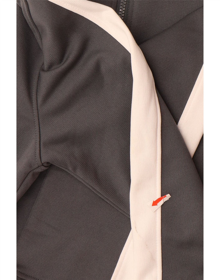UNDER ARMOUR Pull à capuche zippé pour garçon 9-10 ans Gris moyen Colourblock