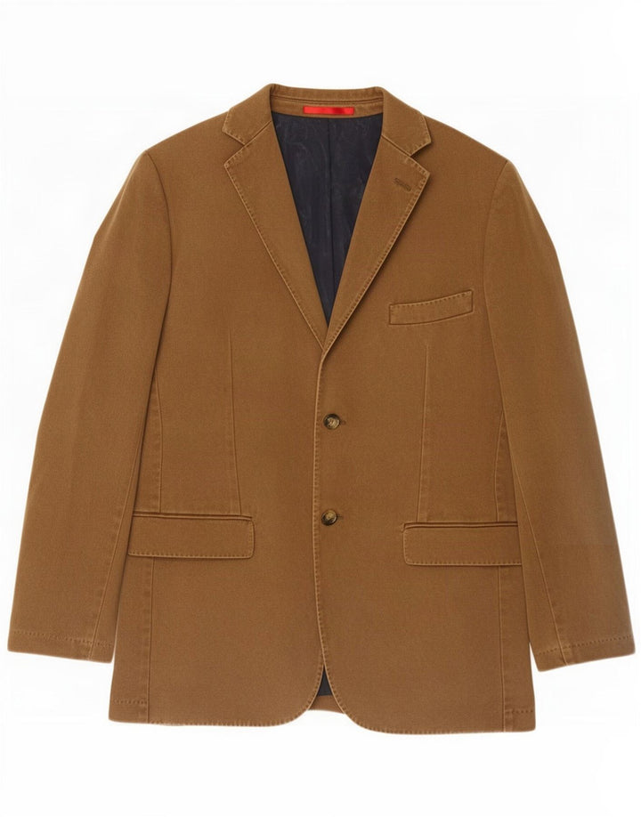 Gant Veste blazer 2 boutons pour homme EU 48 Coton marron moyen