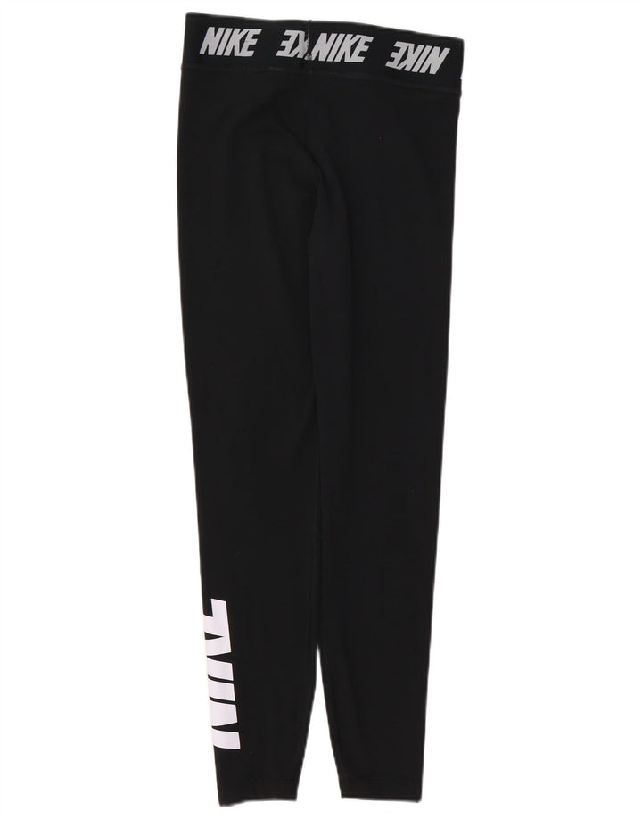 Nike Legging graphique pour femme UK 8 Small Noir Coton