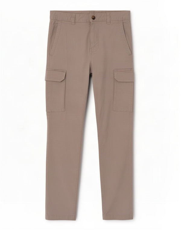 Zara Pantalon cargo slim pour homme EU 38 Small W29 L28 Gris Coton
