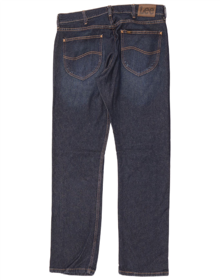 Lee Jean Slim Homme W34 L32 Bleu Marine Coton