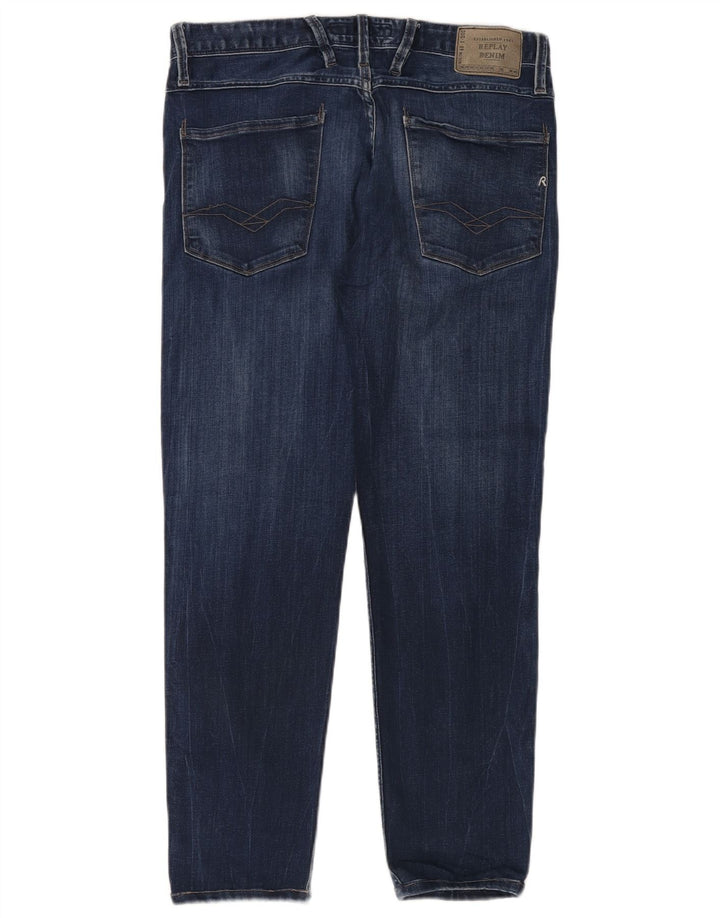 Replay Jean Slim Homme W31 L32 Bleu Coton