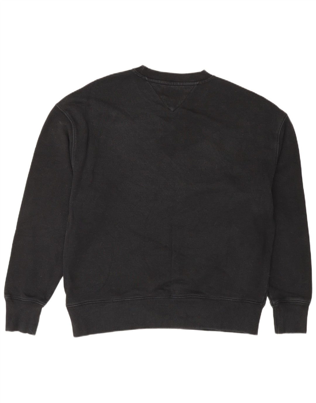 Tommy Hilfiger Sweat-shirt graphique pour homme Small Noir Colourblock