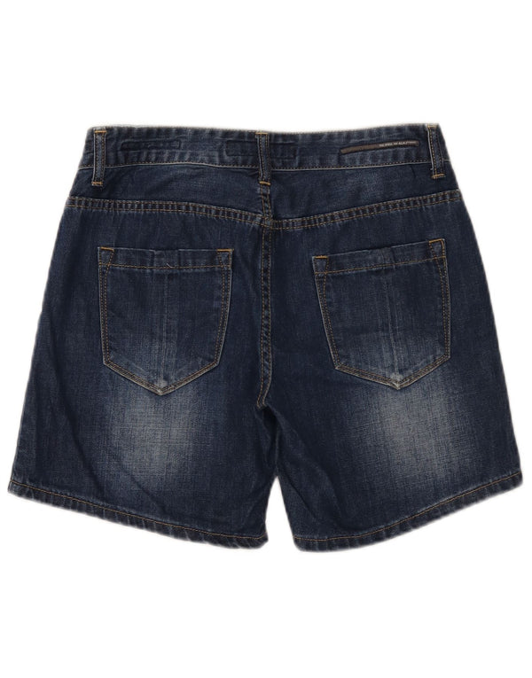 Silvian Heach Short en jean pour femme UK 8 Small W28 Bleu Coton