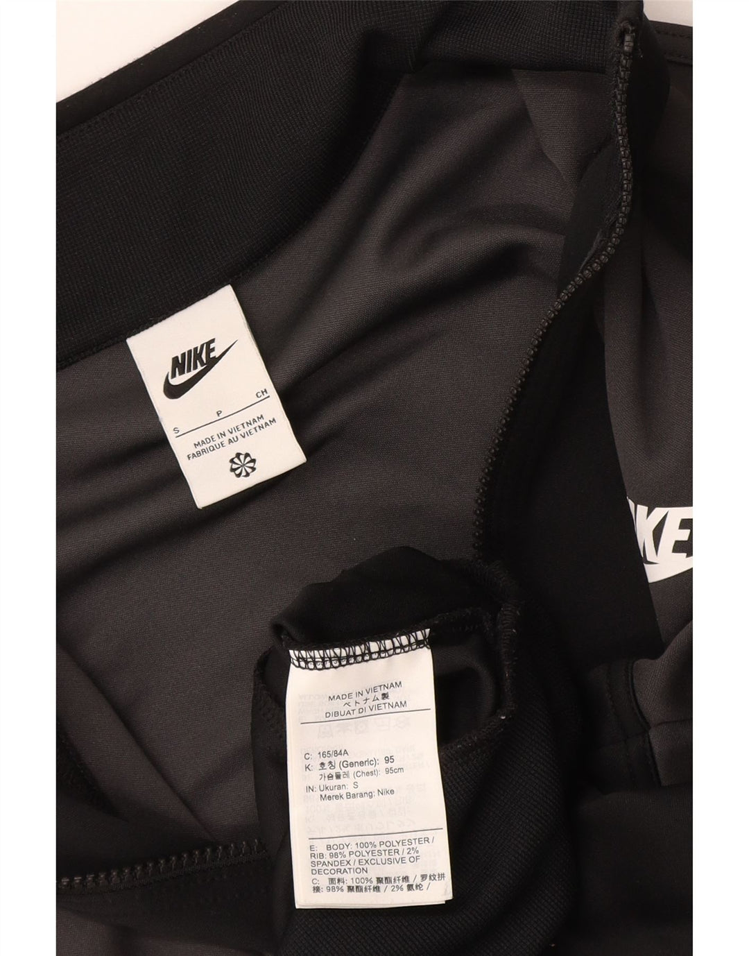 Nike Veste de survêtement graphique pour homme Taille S Gris Colorblock Polyester
