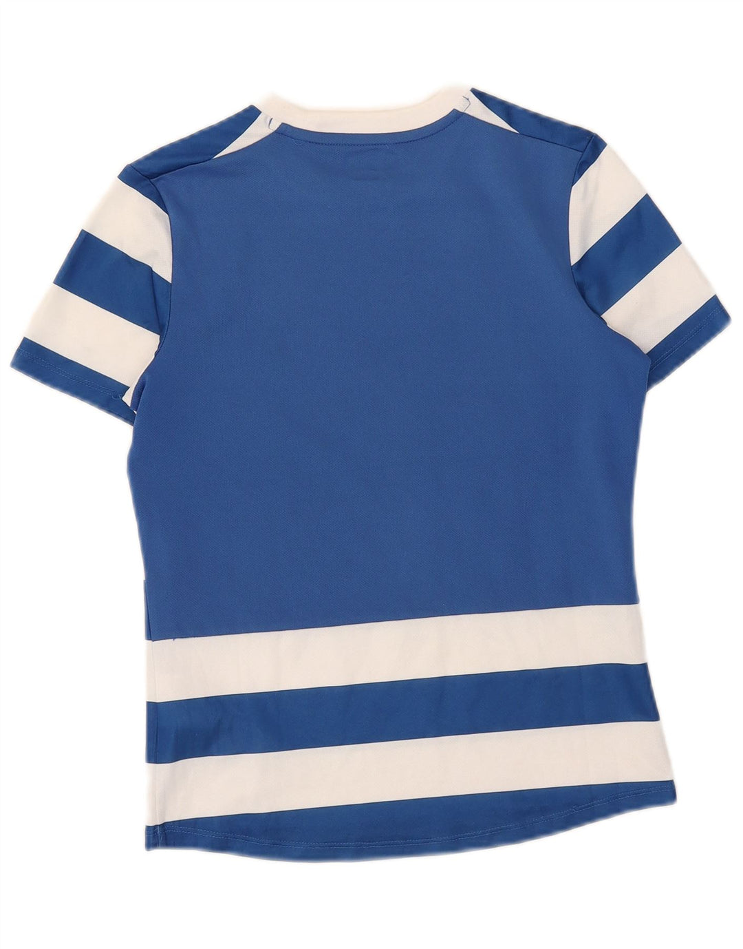 Umbro T-Shirt Garçon 9-10 ans Bleu Moyen Rayé Polyester