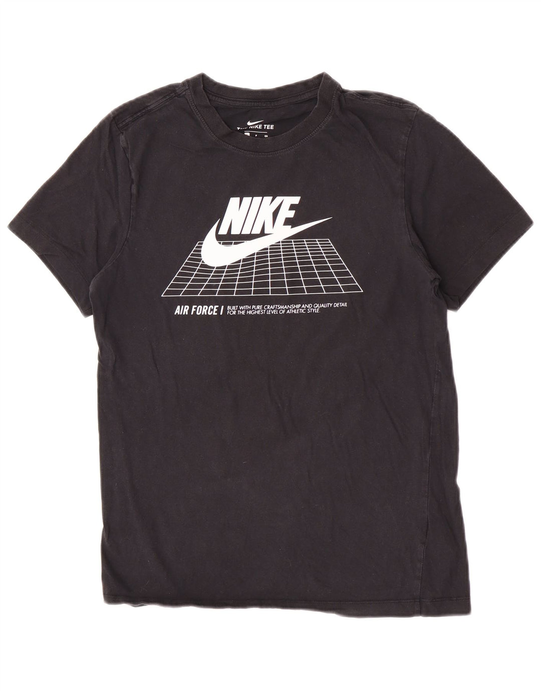 Nike T-shirt graphique pour homme en coton noir Taille S