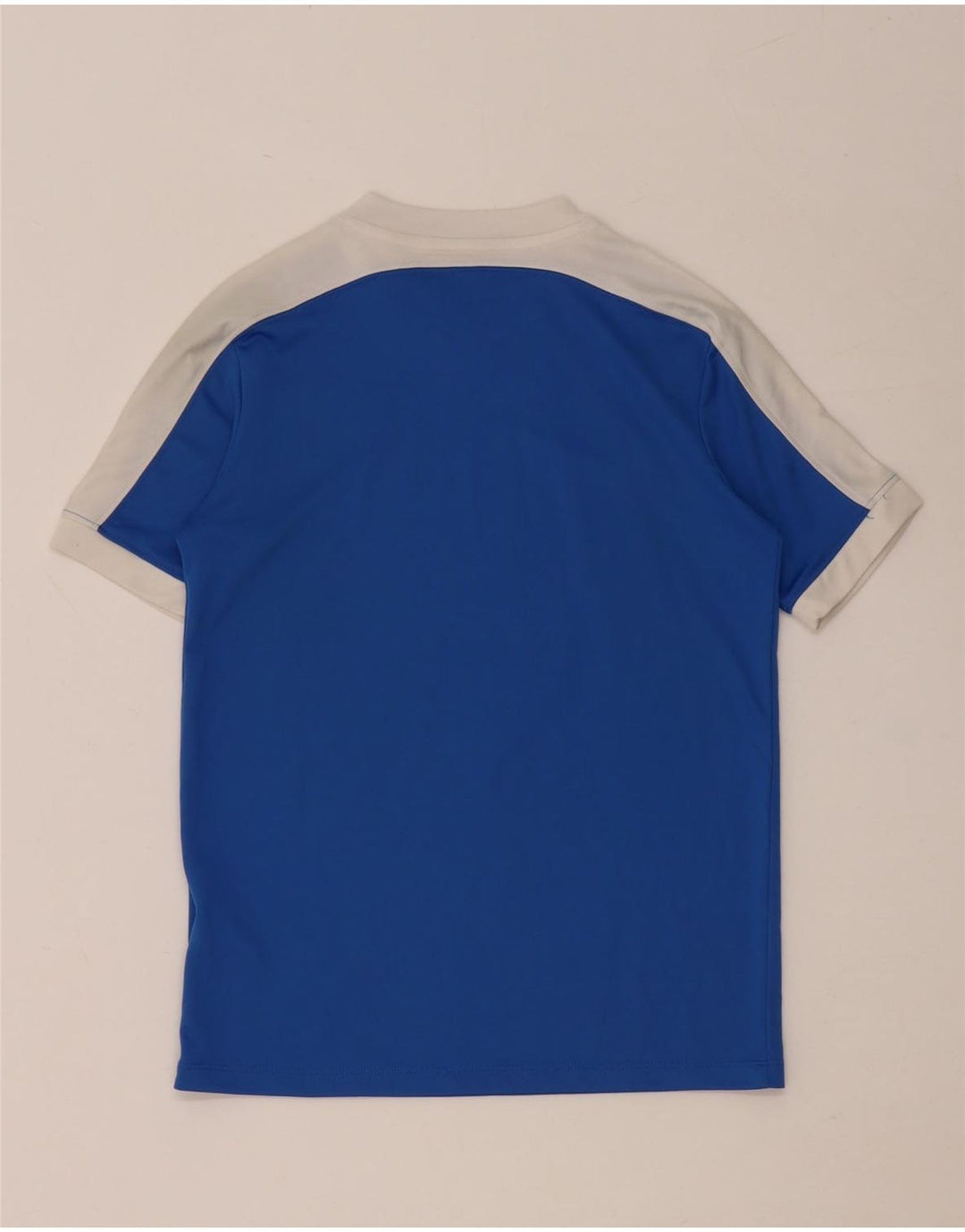 NIKE Garçon Dri Fit T-Shirt Top 10-11 ans Bleu Moyen Colourblock