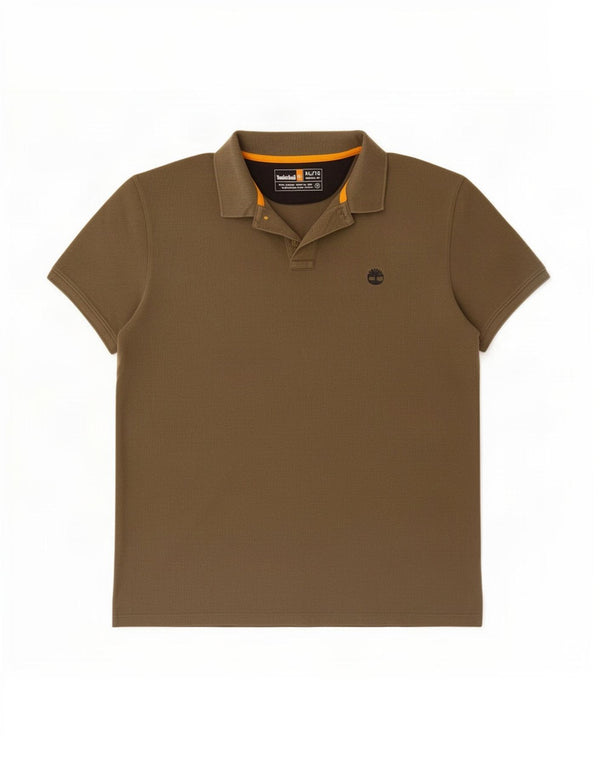 Timberland Polo Regular Fit Homme Kaki Coton