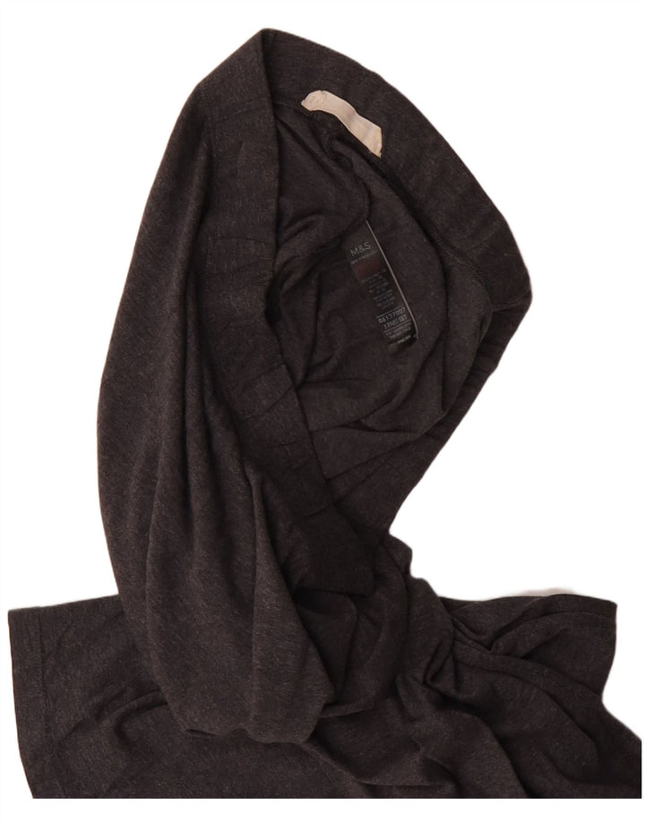 MARKS & SPENCER Pantalon de survêtement pour femme UK 10 Small Gris Coton