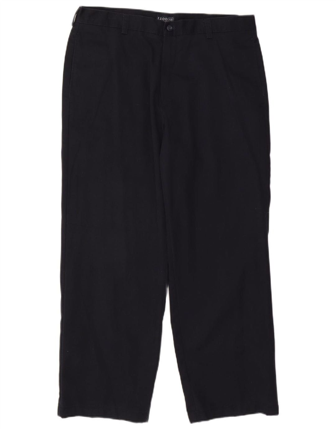 IZOD Pantalon Chino Droit Homme W36 L29 Bleu Marine Coton