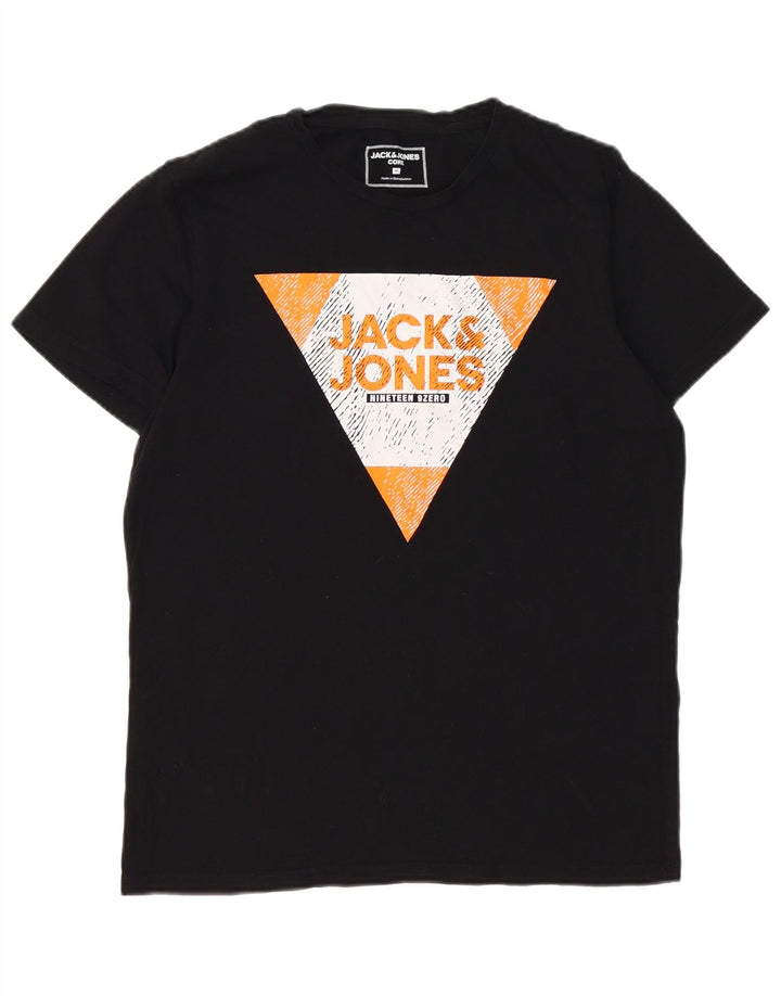 JACK & JONES Tee-Shirt Core Graphic Homme Noir Moyen Coton