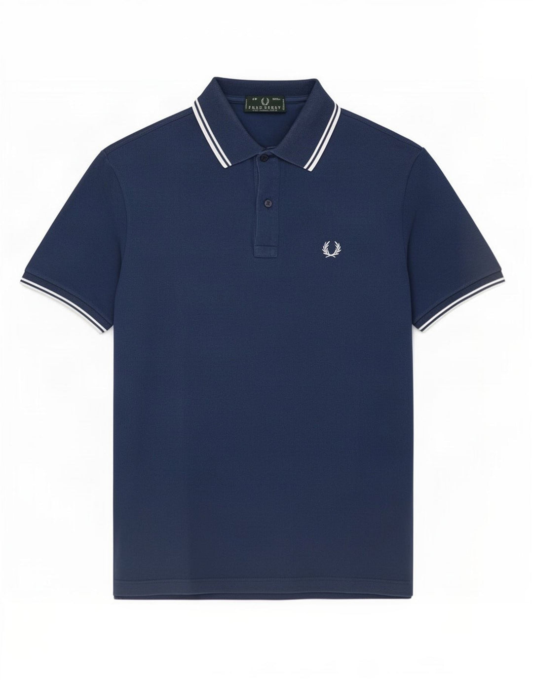 Fred Perry Polo Homme Bleu Marine Moyen Coton