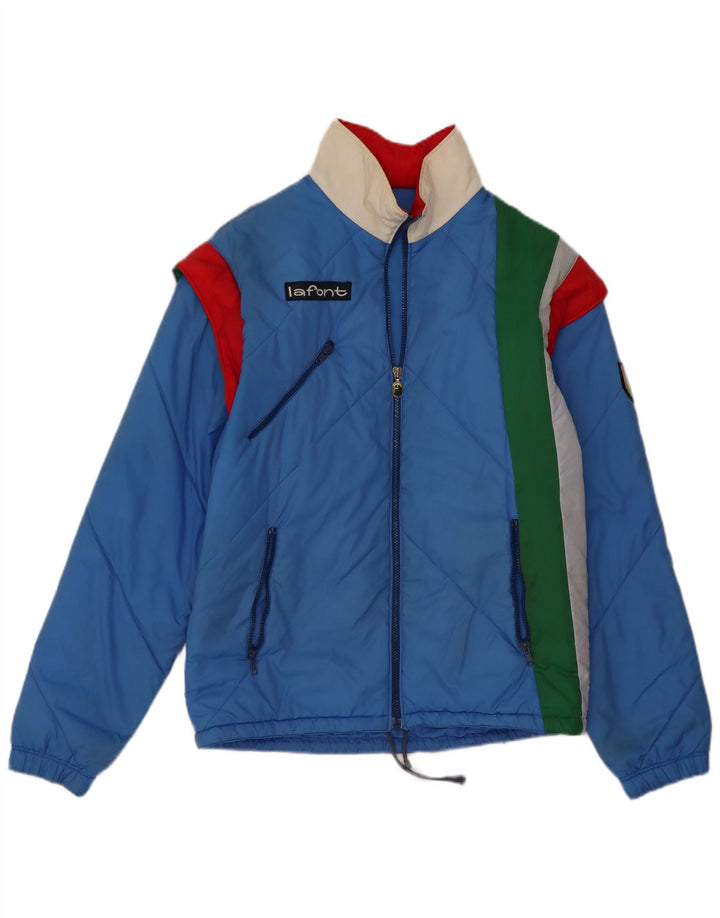 La Font Veste Rembourrée Homme IT 48 Bleu Moyen Colourblock Polyamide