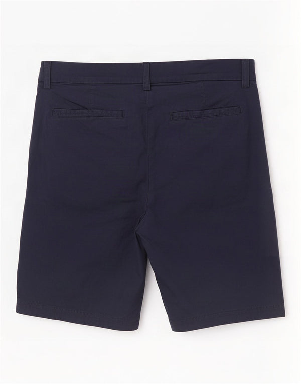 Mountain Warehouse Short Chino pour Femme UK 10 Small W32 Bleu Marine Coton