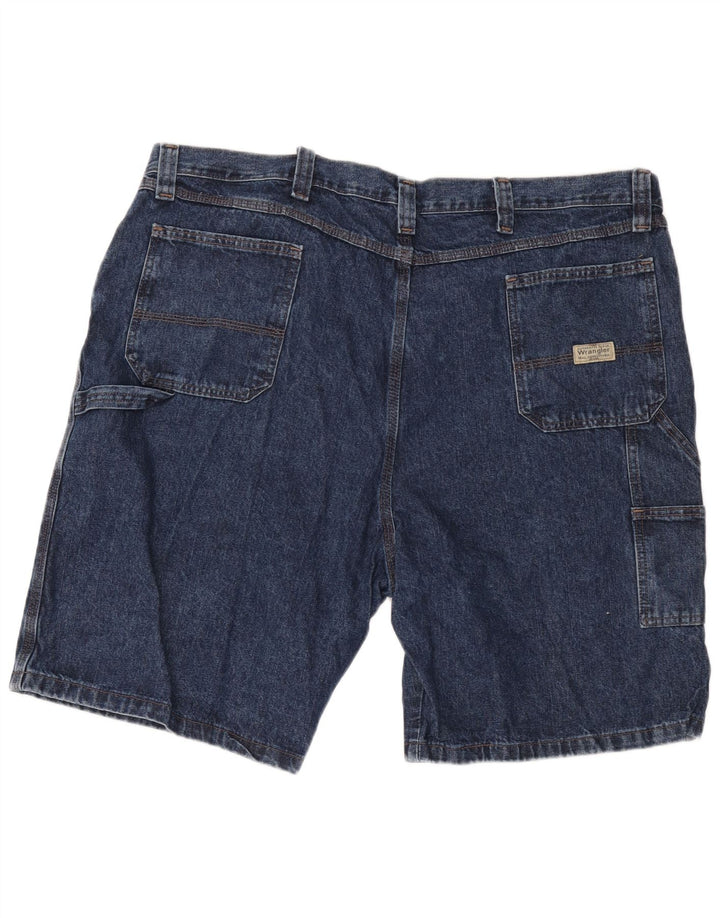 Wrangler Short cargo en jean pour homme W46 3XL Bleu coton