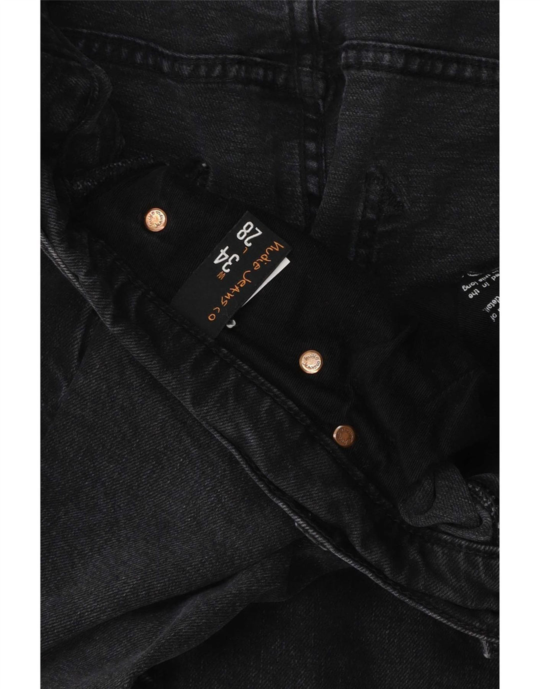 Nudie Jean Slim Homme W34 L28 Coton Noir