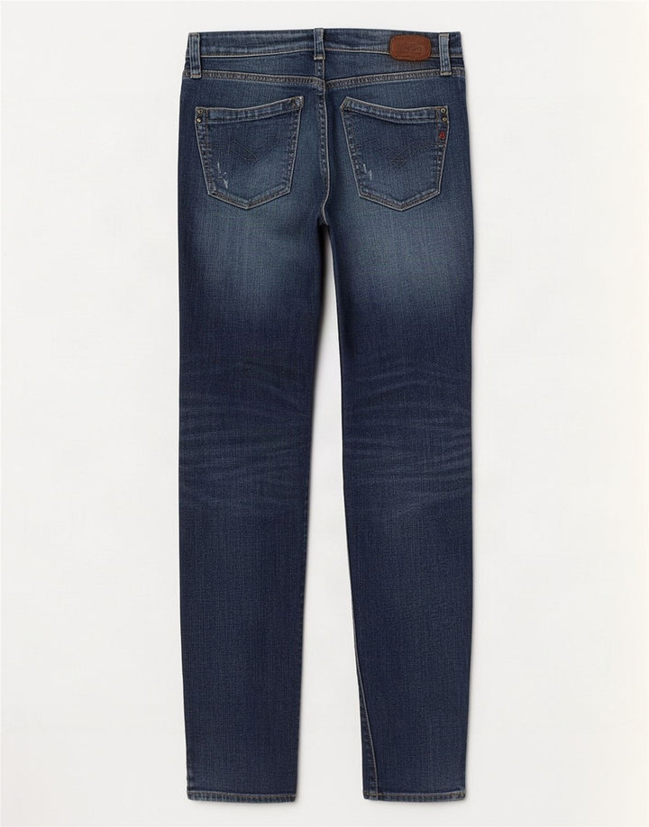 Replay Jean Slim Femme W26 L32 Bleu Coton