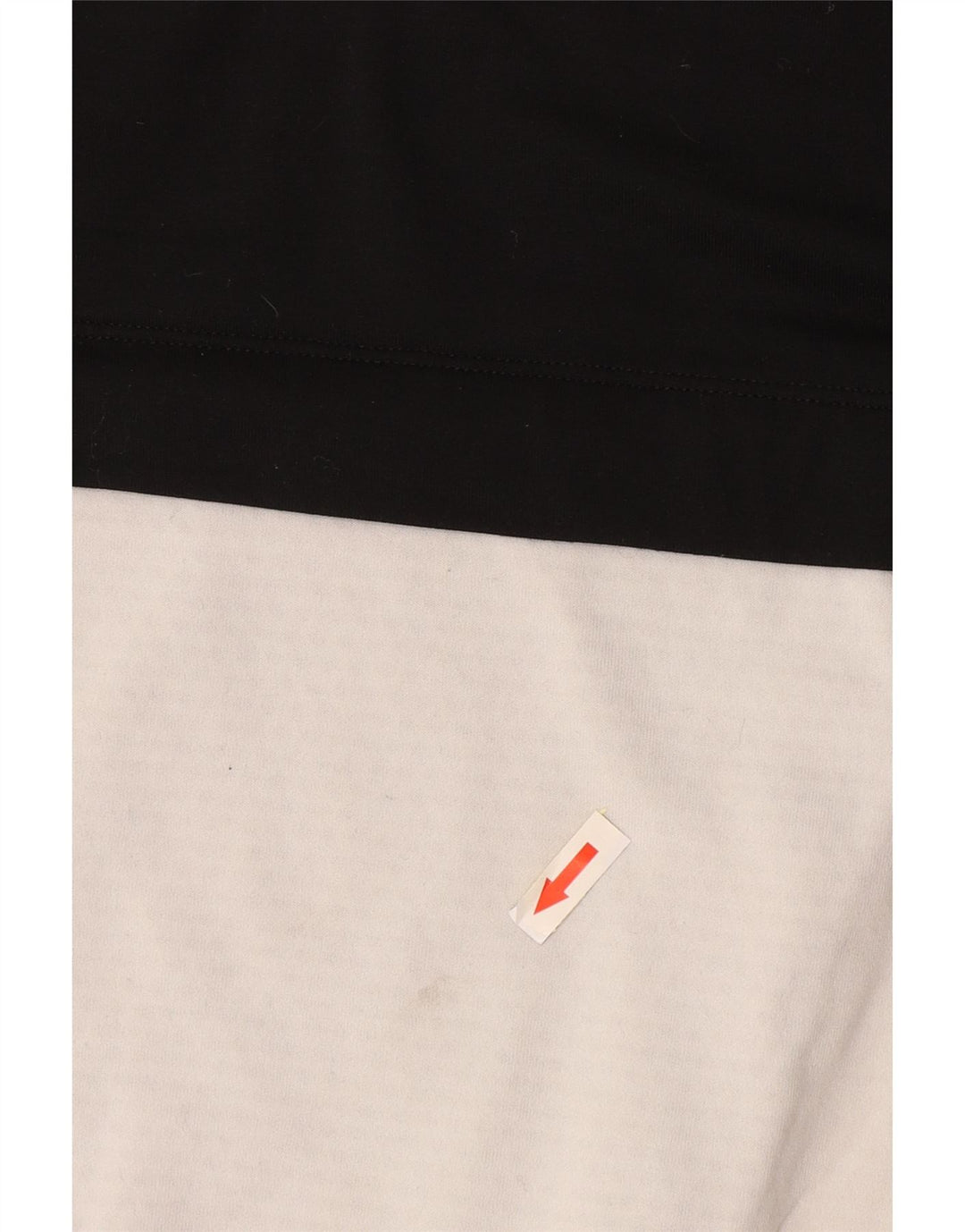 Nike Haut de course à manches longues pour femme UK 6 XS Noir Colourblock Polyester