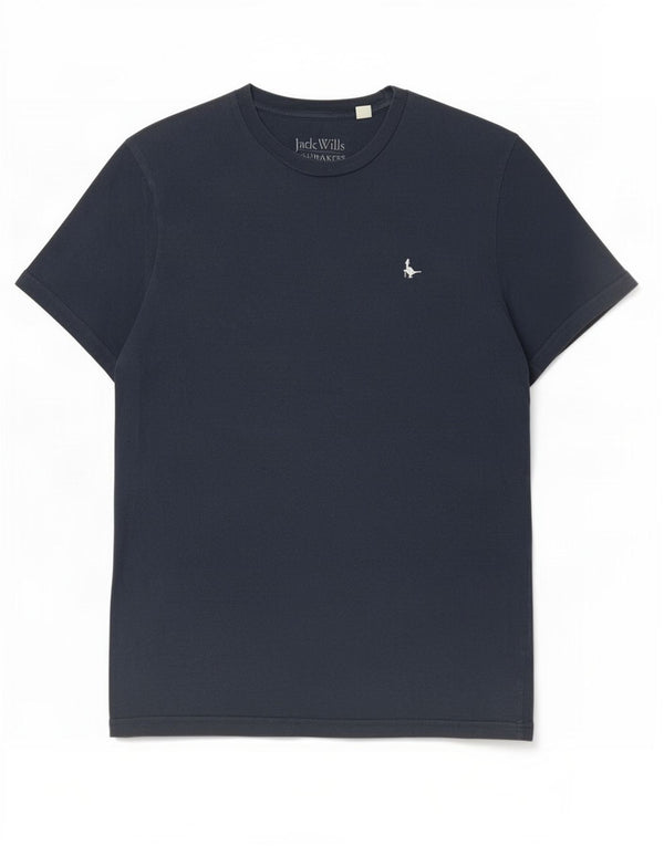 Jack Wills T-Shirt Homme Haut Petit Bleu Marine Coton