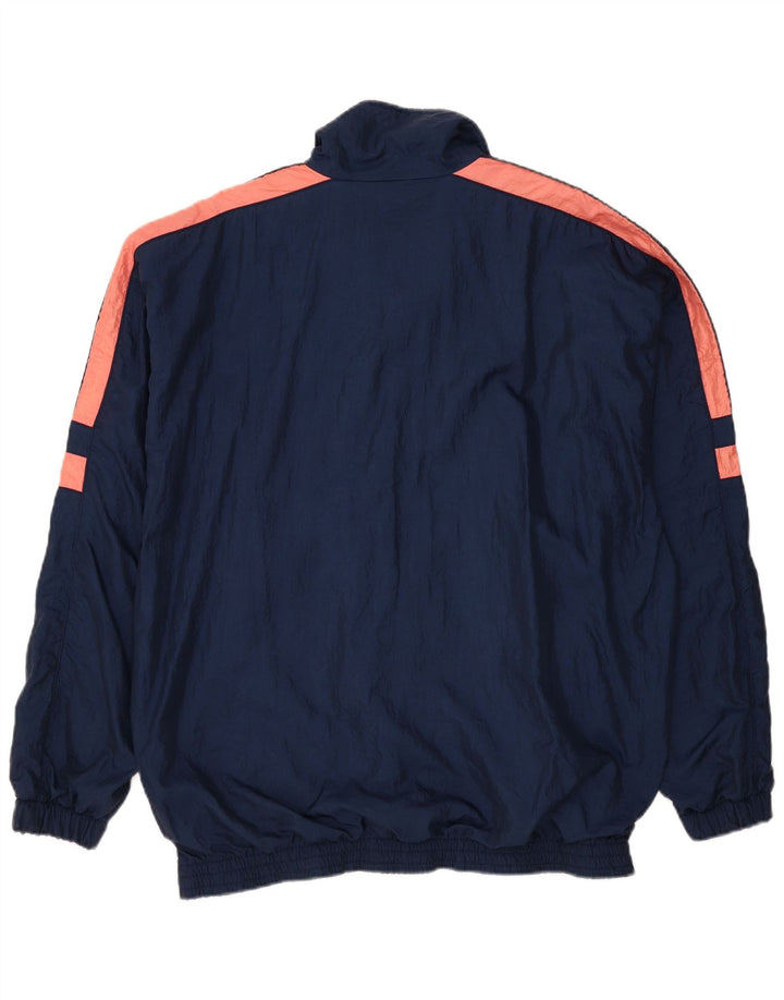 Arena Veste de Survêtement Graphique pour Homme 2XL Bleu Marine Colorblock Polyamide